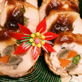 かんこ(*^_^*)'s cooksnap of when they made おせちに♪ごぼうとにんじん鶏肉の八幡巻き.