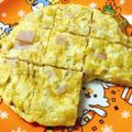 ここまり☆'s cooksnap of when they made コーンとハムのオムレツ風卵焼き♪お弁当に.