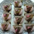 ♡kumax♡'s cooksnap of when they made レンジで作る簡単さくら餅（道明寺）.