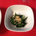 スイスおじさん☆'s cooksnap of when they made サラダほうれん草でお浸し.