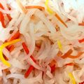 マコミコ's cooksnap of when they made 三浦大根と京にんじんの柚のなます.