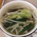 NAGANO久留米's cooksnap of when they made もやしのあっさりカンタンスープ(韓国風）.