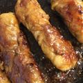 chiko♫'s cooksnap of when they made たまらん！チーズinしそちくわの肉巻き♡.