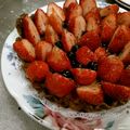 obaka's cooksnap of when they made 苺のタルト（アーモンドクリーム編）.