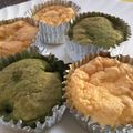 ohana38316's cooksnap of when they made カップケーキ● 抹茶と黒豆.