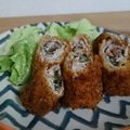 さんごりあす's cooksnap of when they made さっぱり☆豚肉の梅しそフライ.