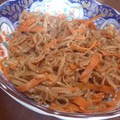 katachan's cooksnap of when they made 白滝のきんぴら.