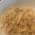 1035's cooksnap of when they made 白菜と油あげのシンプルみそ煮込みうどん.