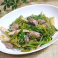 putimiko's cooksnap of when they made 砂ずりとほうれん草の炒めもの.
