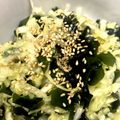 なーなちゃん's cooksnap of when they made キャベツとわかめのフレンチサラダ.