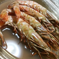 ゆっきんぐすのー's cooksnap of when they made エビの酒蒸し.
