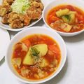 うさよ☆'s cooksnap of when they made ナイスリメイク！とんじゃがトマトスープ.