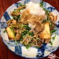 ルぴあ's cooksnap of when they made 簡単〜♪ 厚揚げとエノキと豚肉の炒めもの.