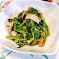 riria♪'s cooksnap of when they made ポン酢で★ほうれん草とハムのお浸し.