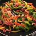 ame-ikuru's cooksnap of when they made ピーマンとパプリカのさっぱり炒め.
