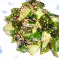 メンドッチ's cooksnap of when they made きゅうりとワカメのおかか和え♡.