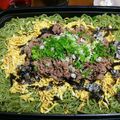 M130018's cooksnap of when they made 川棚名物!　瓦そば★ホットプレートで。.