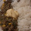 カクヨ's cooksnap of when they made ポパイ丼（ほうれん草とひき肉丼）.