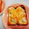 ♡arisa♡'s cooksnap of when they made 新感覚トースト♡海苔もっチーズトースト.