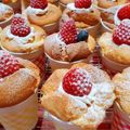 Sattin1022's cooksnap of when they made クリームたっぷり♪カップシフォン.