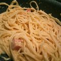 miki0423's cooksnap of when they made 生クリームなし♪簡単カルボナーラ.