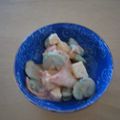 ひゅうま's cooksnap of when they made マヨで和えるだけ～☆そら豆キムチーズ.