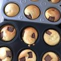 tomo食's cooksnap of when they made HMで簡単♩チョコチップマフィン★.