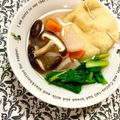 ふたごゆき's cooksnap of when they made オッサンのリメイク餅巾着コンソメスープ.