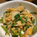 sunnosuke☆'s cooksnap of when they made 筍と卵と三つ葉の炒め物.
