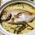 kochalove's cooksnap of when they made 簡単☆土鍋で鯛めし！.