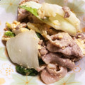 ほりもも's cooksnap of when they made 豚肉と白菜の卵炒め.