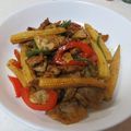 ★tori's cooksnap of when they made 豚肉とヤングコーンのカレー炒め.
