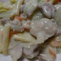 ＊もぐもぐ45＊'s cooksnap of when they made 鍋１つで簡単♡白菜と鳥肉のクリーム煮.