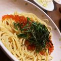 sayap99's cooksnap of when they made 絶品☆イクラと大葉の和風パスタ.