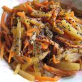 ミセストモ's cooksnap of when they made さつま芋と人参の塩きんぴら.