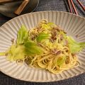 ぬこたん✩'s cooksnap of when they made キャベツとカリカリひき肉のスパゲッティ.