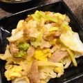 おプチ丸's cooksnap of when they made 焼豚キャベツのふんわり卵炒め.