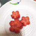 ひーちゃん食堂's cooksnap of when they made おせち飾り⏹️梅花にんじん(金時人参).