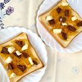 ふたごゆき's cooksnap of when they made マーマレードチョコチーズトースト.