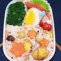 パピちゃん♥️'s cooksnap of when they made 母直伝！秋のいろどり栗ごはん。.