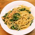 反省堂書店（のぐち）'s cooksnap of when they made ほうれん草のクリームパスタカレー風味.