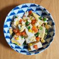 クッキングかぁ♡'s cooksnap of when they made 高野豆腐とミックスベジタブルの卵とじ.