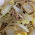 keroro38's cooksnap of when they made 白菜とツナの和風ペペロンチーノ.