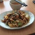 暇人なお's cooksnap of when they made 鶏ちゃん焼きの〆の焼きうどん.