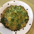 クックANLLO1☆'s cooksnap of when they made 春菊のチヂミ♪じゃが芋使用で小麦粉いらず.