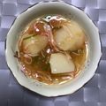 0710kaori's cooksnap of when they made 蕪とカニかまのあんかけ煮.