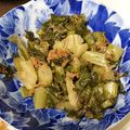 ユーロン's cooksnap of when they made 旨い(*´╰╯`๓)野沢菜のおかか炒め♪.