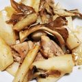 クックY08S17☆'s cooksnap of when they made ☆長芋・鶏肉・舞茸♪バター醤油炒め☆.