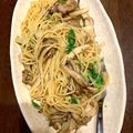 wakamelon's cooksnap of when they made コクある和風キノコたっぷりパスタ.