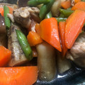 クック6E1ZGB☆'s cooksnap of when they made ごま香る♪鶏肉と根菜の甘辛煮.